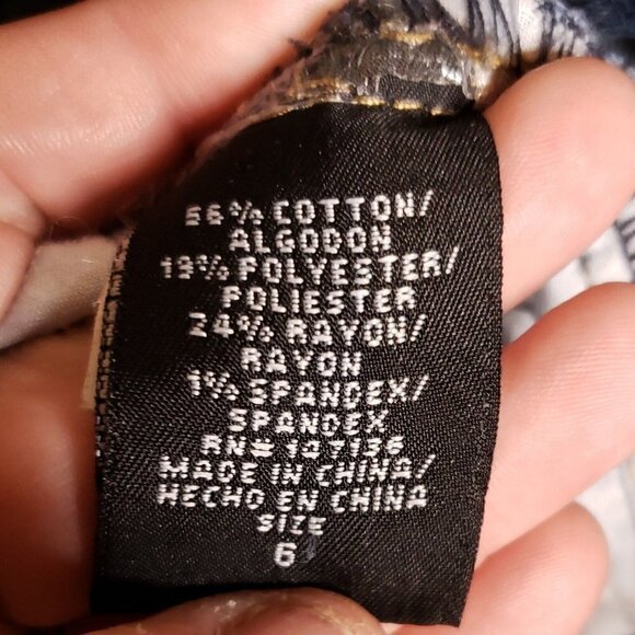 1822 Denim Womens Blue Skinny Ankle Jeans With Button Cuff Detail 6 - Picture 8 of 9